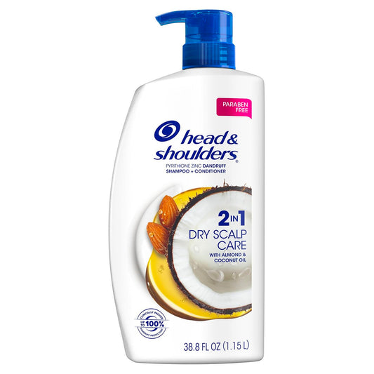 Head & Shoulders Anti-Dandruff 2-in-1 Shampoo and Conditioner, Dry Scalp Care (38.8 fl. oz.)