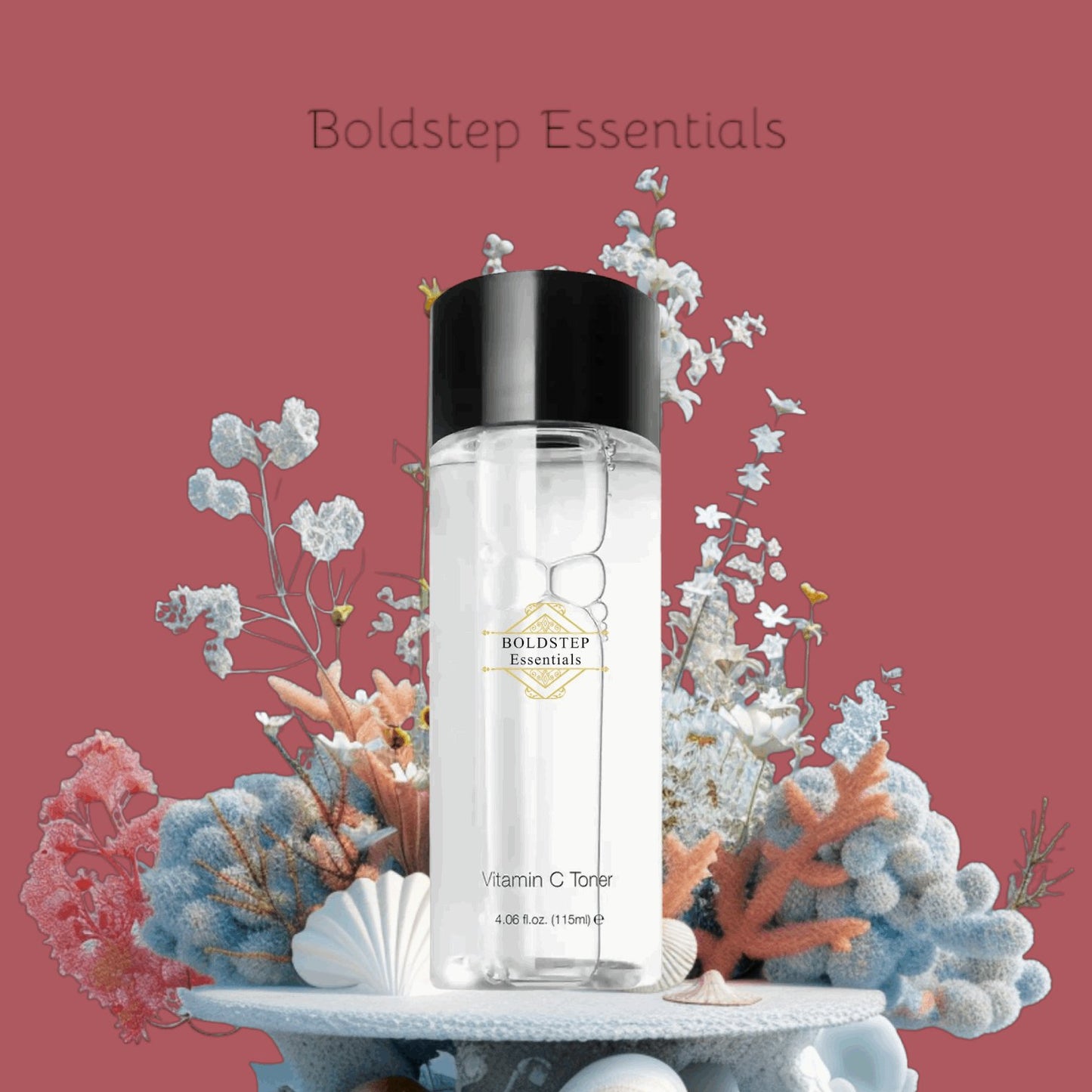 Boldstep Essentials Skin Toner: Toner for Even Skin Tone. Contains Vitamin C, Green tea extract, and Japanese knotweed, Picture 4