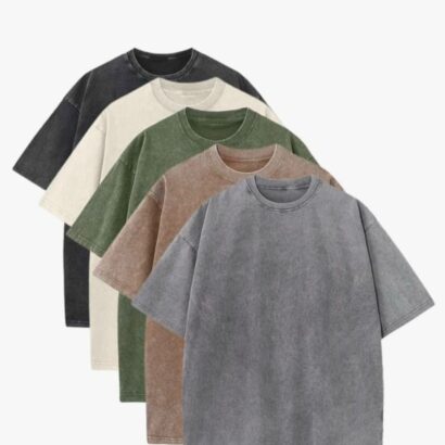 Heavyweight Acid Washed Streetwear T-Shirt  (unisex - 7.5oz)