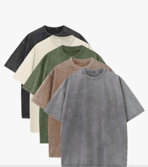 Heavyweight Acid Washed Streetwear T-Shirt  (unisex - 7.5oz)