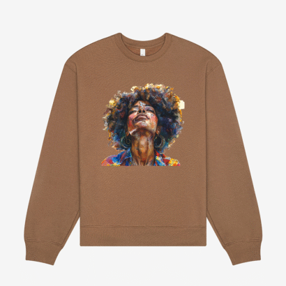 Unisex Heavyweight Sweatshirt (7.5oz) – Woman in Deep Thought