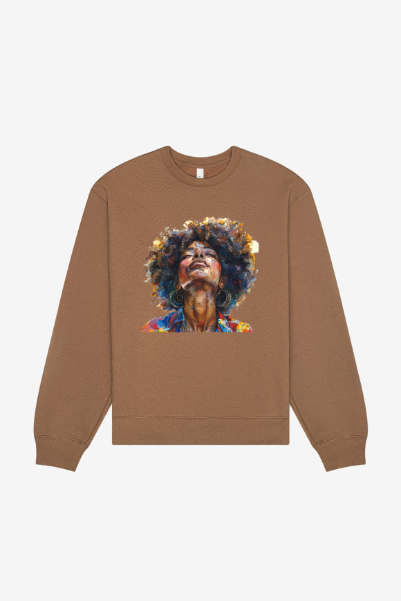 Unisex Heavyweight Sweatshirt (7.5oz) – Woman in Deep Thought