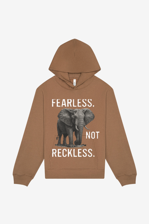 Boldstep Essentials Essential For the Fearless Unisex Heavyweight Hoodie (10oz)