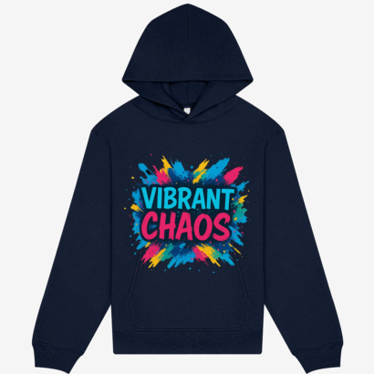 Boldstep Essentials Vibrant Chaos Unisex Heavyweight Hoodie (10oz)