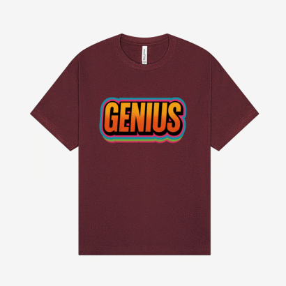 Boldstep Essentials Genius Unisex Heavyweight T-shirt (7.5oz)