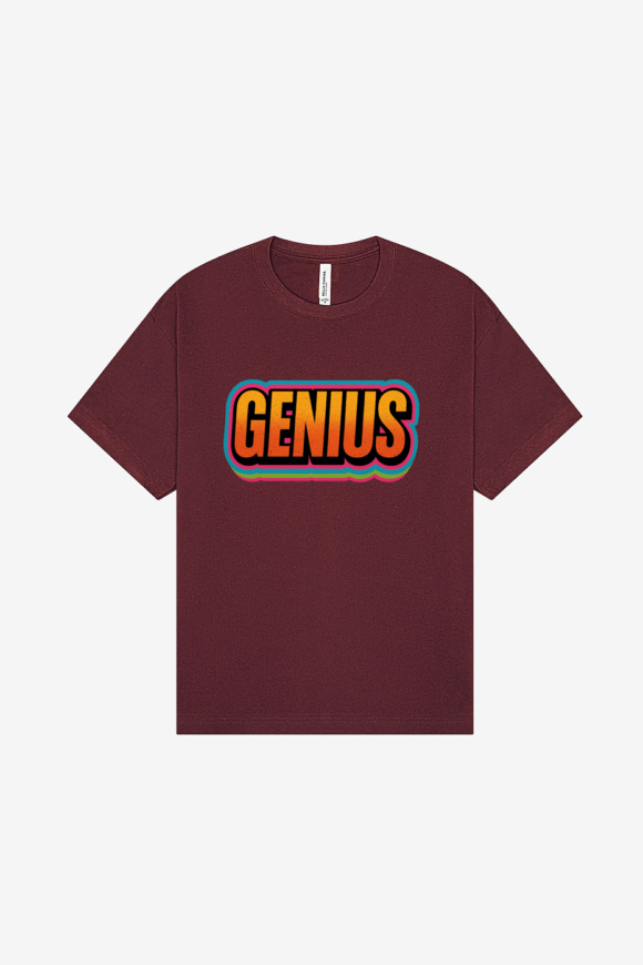 Boldstep Essentials Genius Unisex Heavyweight T-shirt (7.5oz)