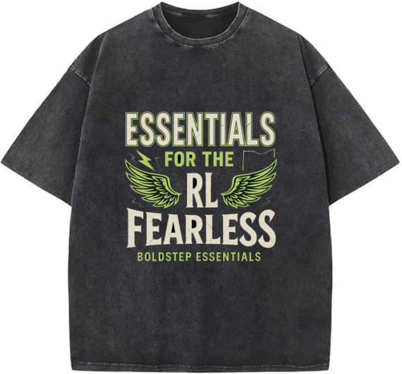 Urban Heavyweight Streetwear T-shirt – Boldstep Essentials for the Fearless Oversized Tee