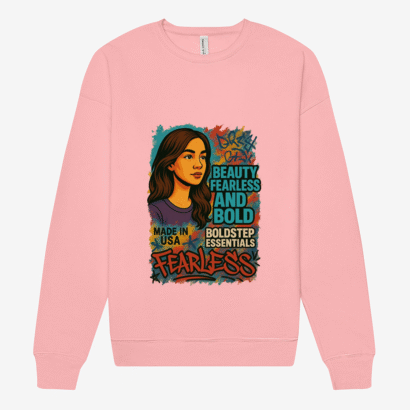 Boldstep Essentials Fearless & Bold Unisex Heavyweight Sweatshirt (7.5oz)