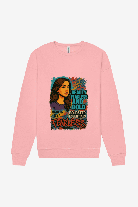 Boldstep Essentials Fearless & Bold Unisex Heavyweight Sweatshirt (7.5oz)