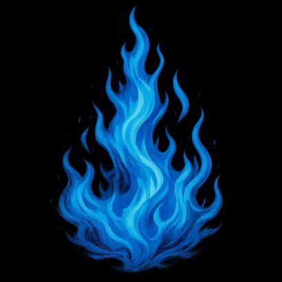 Blue Flame – DTF Film