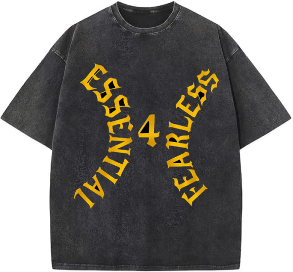 Heavyweight Oversized Streetwear T-shirt – Boldstep Essentials Essentials 4 Fearless Tee