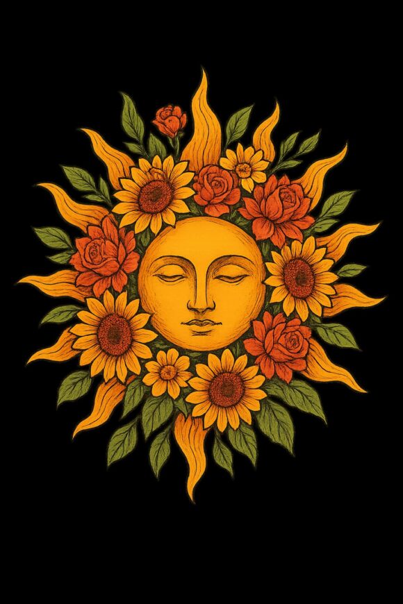 The Solar Bloom – DTF Film
