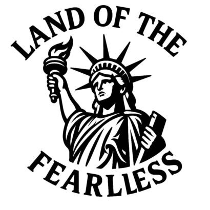 Land of the Fearless – Iconic Statue of Liberty DTF Film