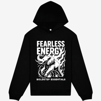 Boldstep Essentials Fearless Energy Unisex Heavyweight Hoodie (10oz)