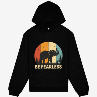 Boldstep Essentials Be Fearless Unisex Heavyweight Hoodie (10oz)