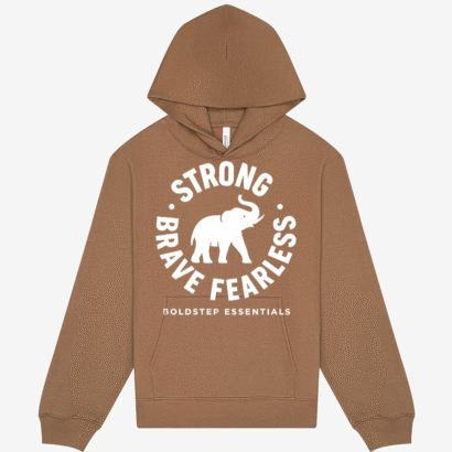 Boldstep Essentials Strong Bold Fearless Unisex Heavyweight Hoodie (10 oz.)